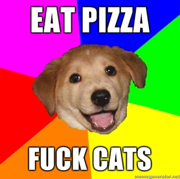 Animals Eating Pizza