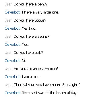 Epic Cleverbot Fail