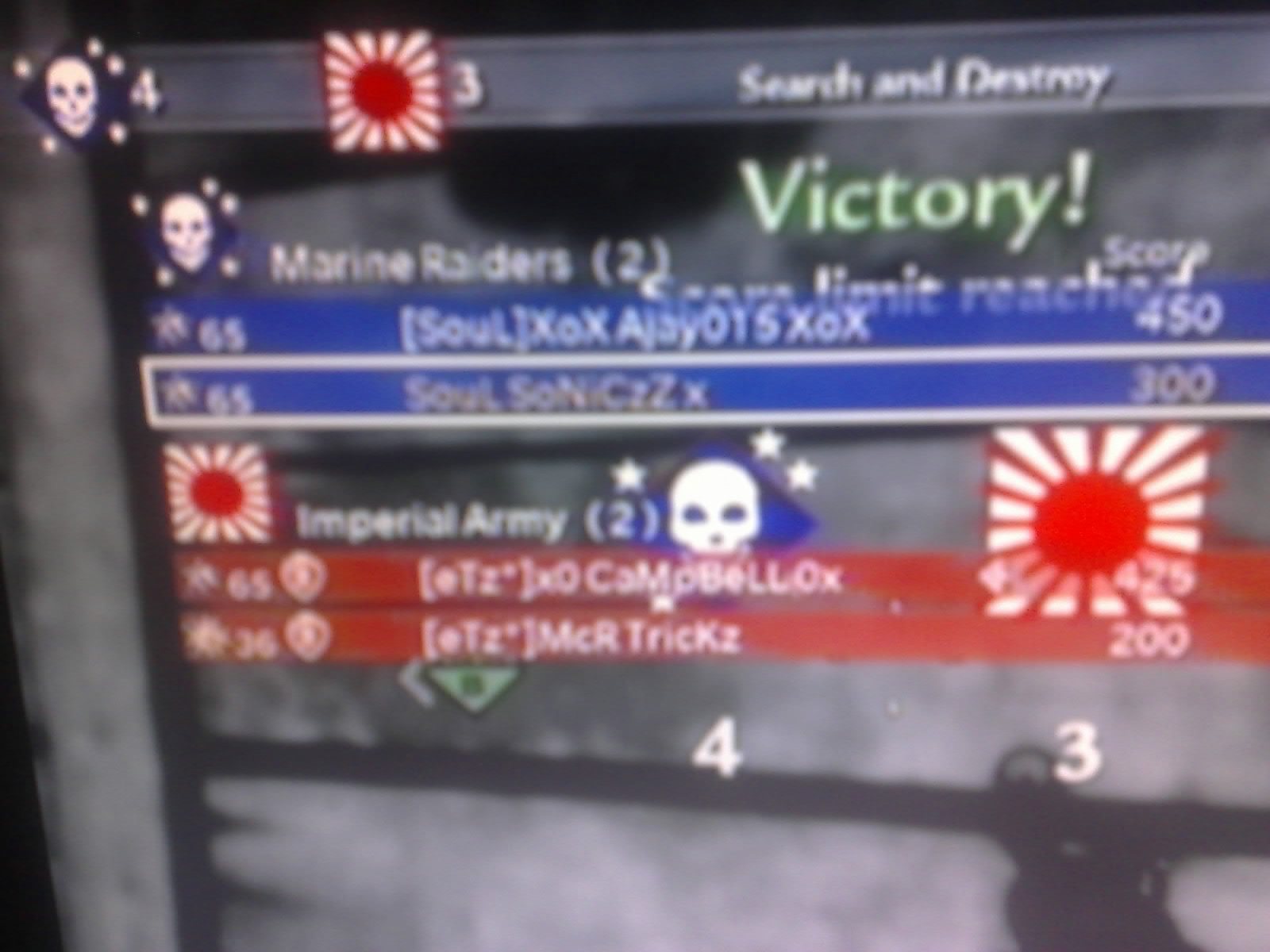 We win 2nd and third map and they dispute :S . . only have pics for 2nd map because they dashboarded it 