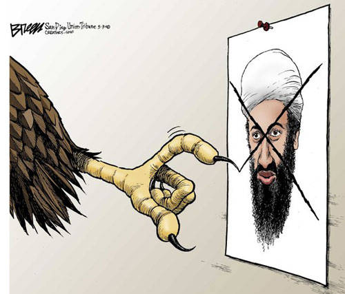 Posthumous Bin Laden Toons