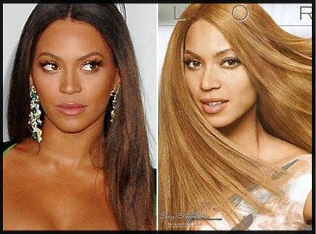 Still a heated debate as to whether L'Oreal or Beyonce is to blame here.