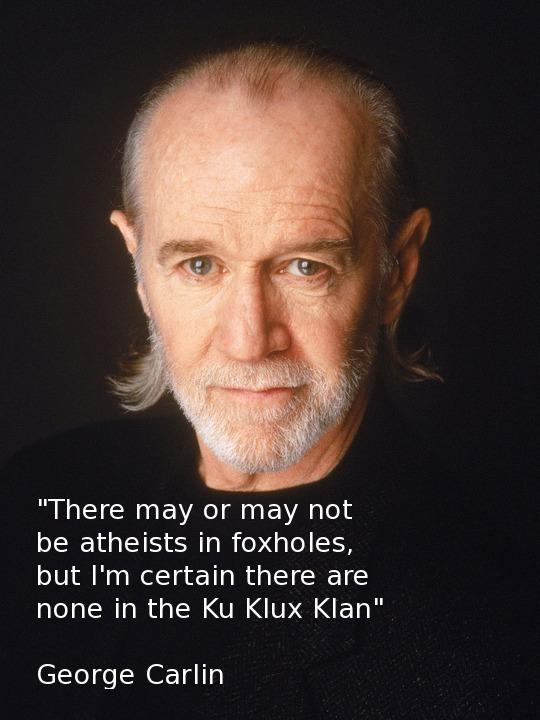atheist quotes george carlin