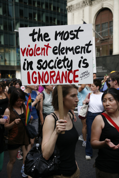 most violent element in society is ignorance - the most violent element in society is Ignorance erma qoldrant
