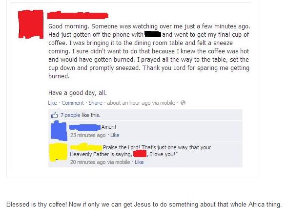 Atheism and Religion: Facebook Edition