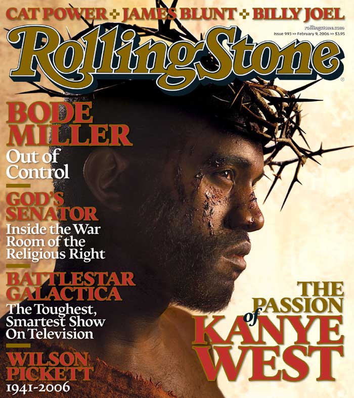 kanye west as jesus - Cat Pouker Jam Bluntbilly Joel roliga Issue 993 . $3.95 Rothing Stone Bode Miller Out of Control God'S Senator Inside the War Room of the Religious Right Battlestar Galactica The Toughest, Smartest Show On Television Wilson. Pickett 
