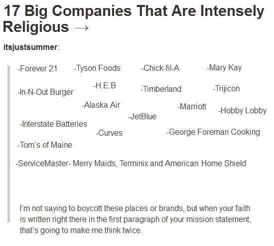 17 Big Companies That Are Intensely Religious