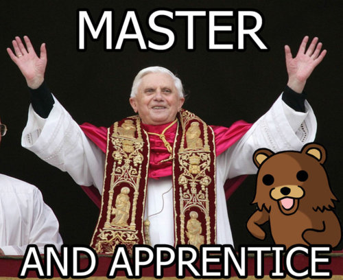 pope benedict xvi - Master And Apprentice