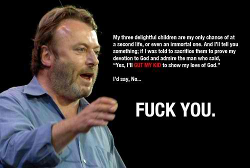 quotes christopher hitchens - My three delightful children are my only chance of at a second life, or even an immortal one. And I'll tell you something; if I was told to sacrifice them to prove my devotion to God and admire the man who said, "Yes, I'll Gu