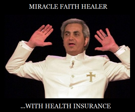 benny hinn - Miracle Faith Healer ...With Health Insurance