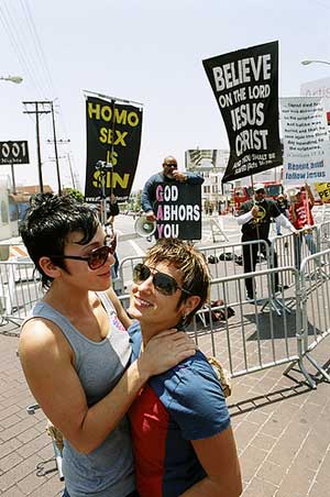 protest - Homo Believe On The Lord Jesus Sex Crist 007 B Arut Th Win God Abhors Se you