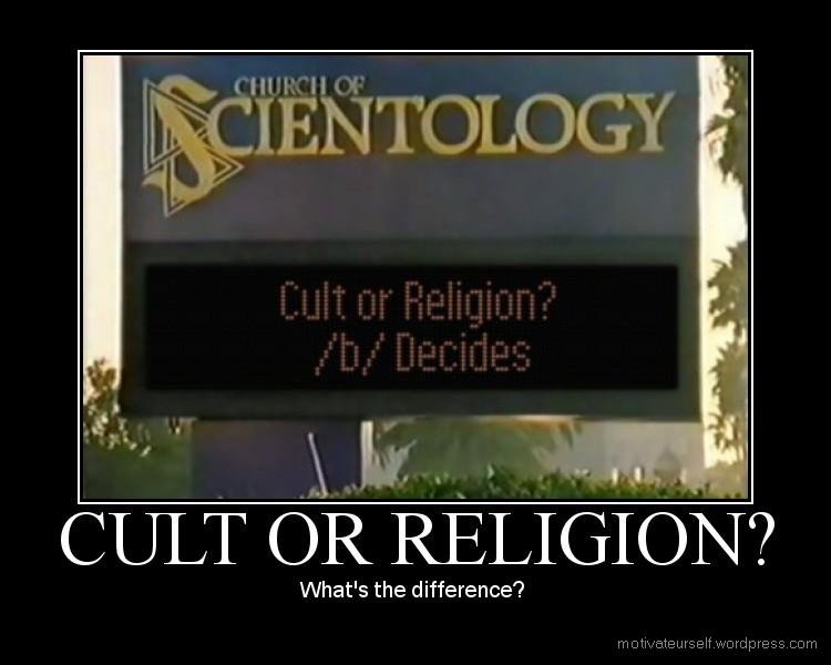funny religion - Church Of Scientology Cult or Religion? b Decides Cult Or Religion? What's the difference? motivateurself.wordpress.com