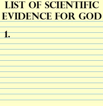 life leadership - List Of Scientific Evidence For God