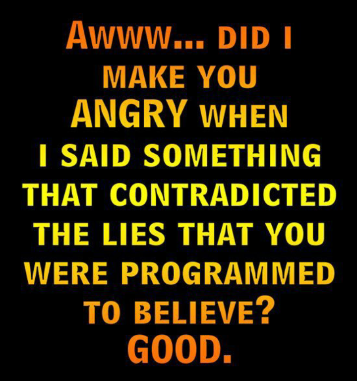big data - 'Awww... Did I Make You Angry When I Said Something That Contradicted The Lies That You Were Programmed To Believe? Good.