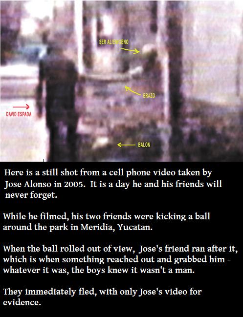 Ser Alieleno Brazo David Espada Balon Here is a still shot from a cell phone video taken by Jose Alonso in 2005. It is a day he and his friends will never forget. While he filmed, his two friends were kicking a ball around the park in Meridia, Yucatan.…