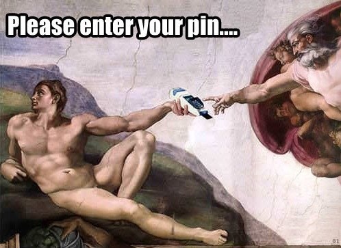 sistine chapel - Please enter your pin...
