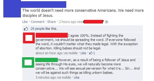 Conservatives? Christian? Nah...