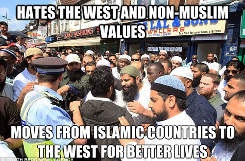 luton muslims - Hates The West And NonMuslim Reprise Values Mal Wellers ve for overseas visitors Mcm U Ciu Moves From Islamic Countries To The West For Better Lives Outh Bads News