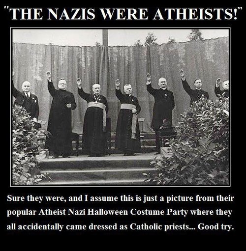 Another pic that should close the case on Nazis and Christianity. Facts sinking in for certain people is another matter entirely, tho...