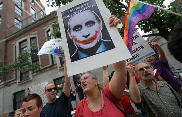 Gay rights protesters in Russia find their very lives in danger.