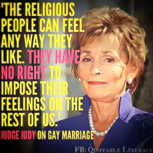 Judy knows justice.
