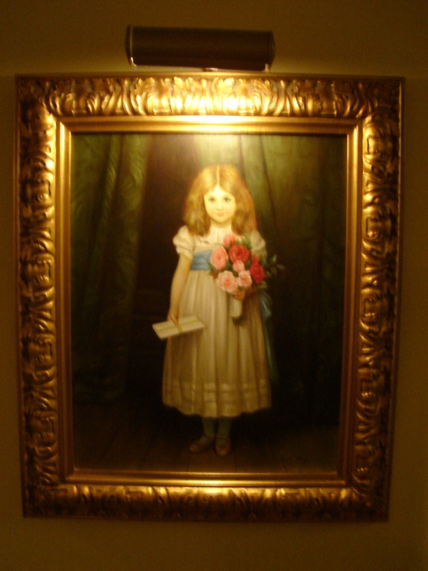 This painting hangs in Austin's Driskill Hotel. Many visitors report feeling sick, dizzy, or getting a "lifting" sensation while gazing upon the image for too long. Apparently the owners of Driskill tried to remedy this by moving the painting from the lobby to the 5th floor.