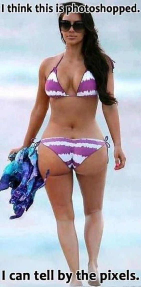 funny photoshop fails - I think this is photoshopped. I can tell by the pixels.