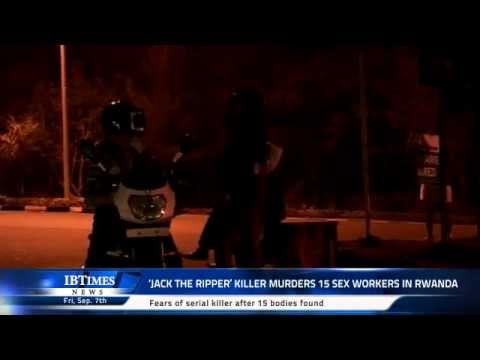 In Kigali, Rwanda, 15 prostitutes have been brutally murdered since 2012. All were strangled, with 3 killed in broad daylight while entering buildings with men. Authorities believe the killings are over money or as revenge for HIV contamination. 
Supposedly, a neighbor claimed the words "I will stop once I have killed 400 prostitutes" were carved into one victim's body, but this was dismissed by police as rumor.