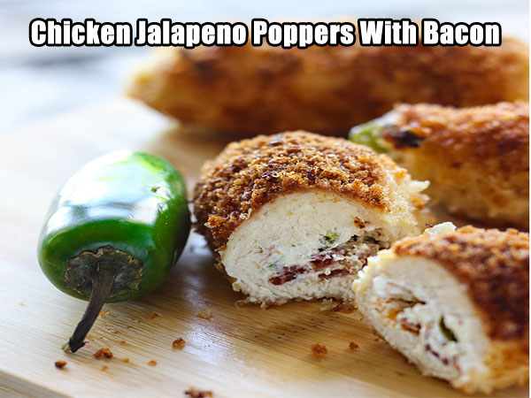 pop icon - Chicken Jalapeno Poppers With Bacon