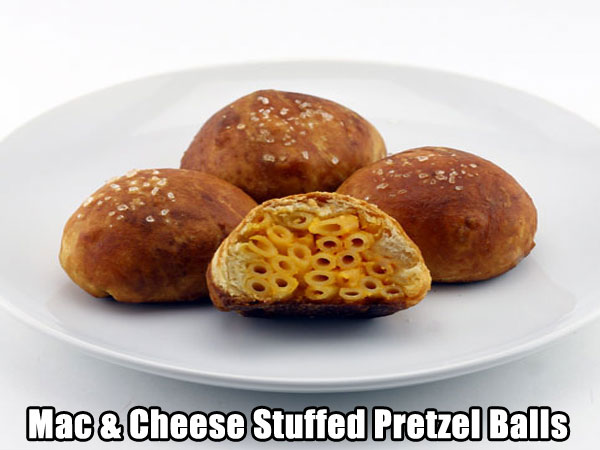 bun - Mac & Cheese Stuffed Pretzel Balls