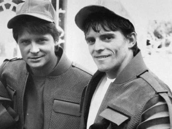 stunt double back to the future backstage