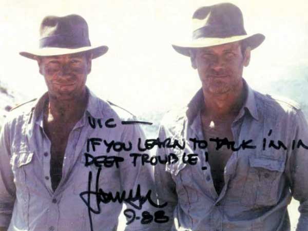 stunt double vic armstrong indiana jones - If You Lown to thek Ima Deer Troudle! M