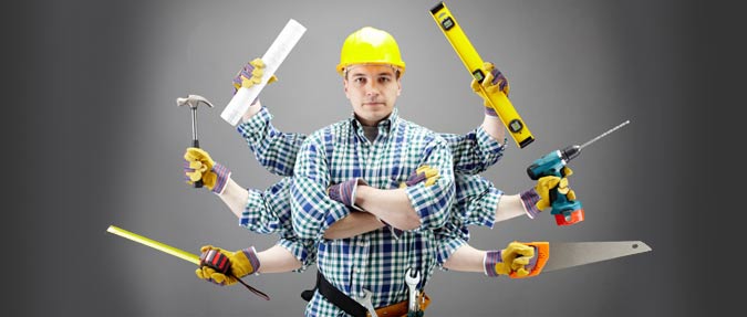 Tradesmen always seem to have "trouble" with any work you hire them to do, make a mess, are late, overcharge, and in some cases even cause damage
to other things not originally needing work