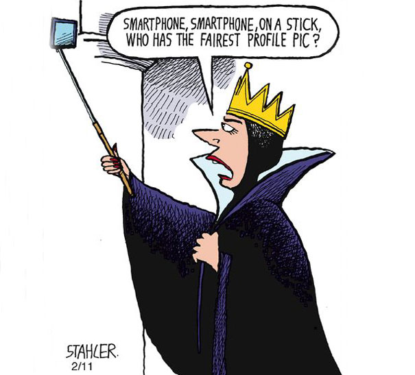 smartphone cartoon - Smartphone, Smartphone,On A Stick, Who Has The Fairest Profile Pic? Stahler 211