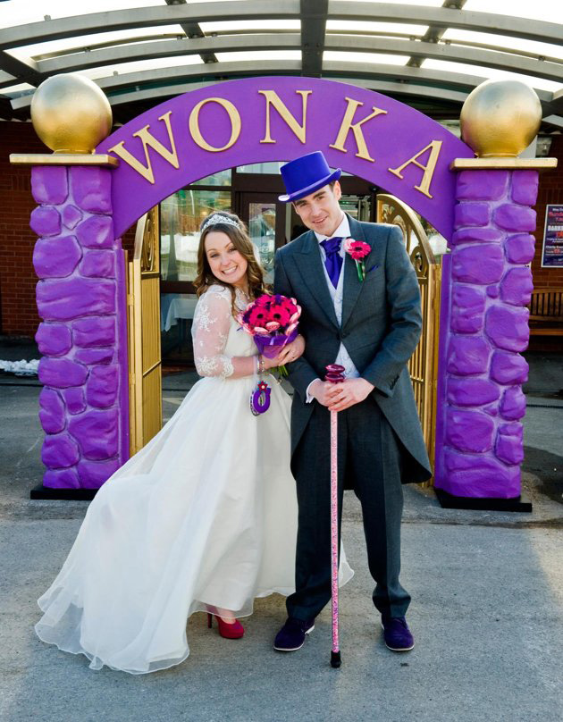 charlie and the chocolate factory wedding - Nonk