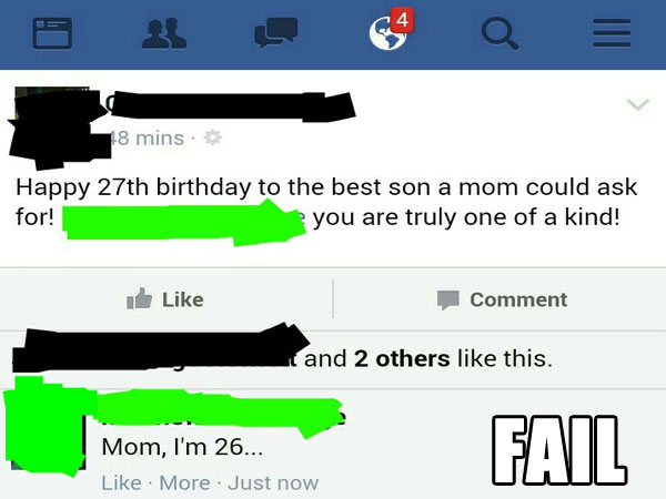 12 Facebook Fails