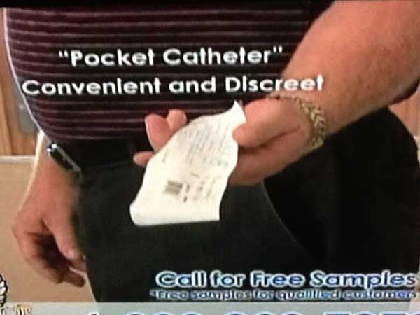 neck - "Pocket Catheter" Convenient and Discreet call for free Samples Tesson P oiquam Curious