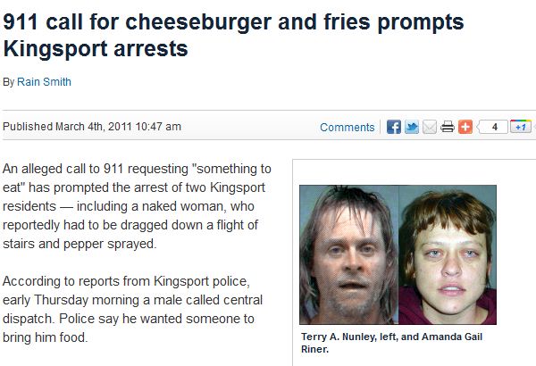 20 Cheeseburger Crimes