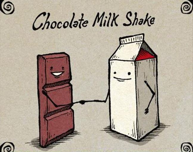 milkshake puns - Chocolate Milk Shake Rt