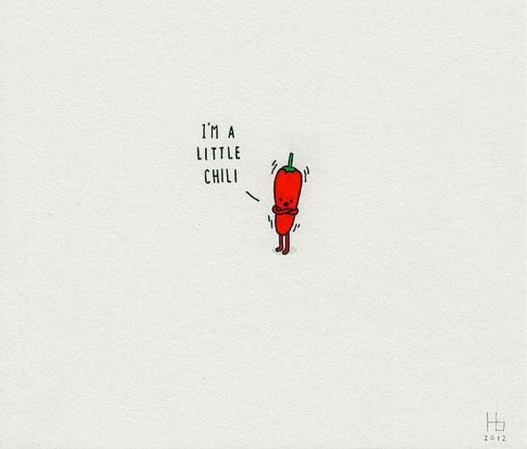 witty food puns - I'M A Little Chili