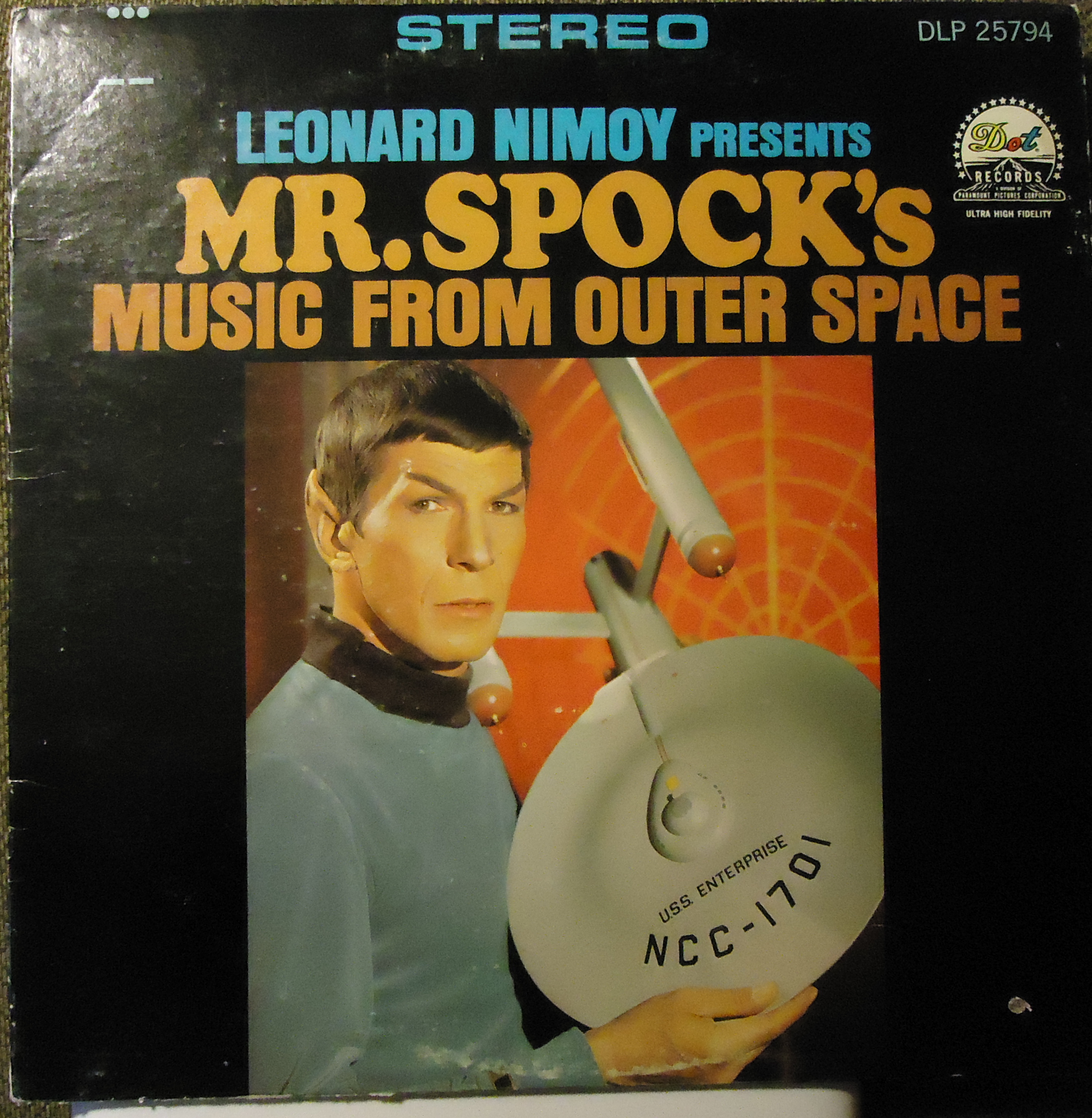 Stereo Dlp 25794 Leonard Nimoy Presents Mr.Spock'S Music From Outer Space Uss Enterprise Wc11