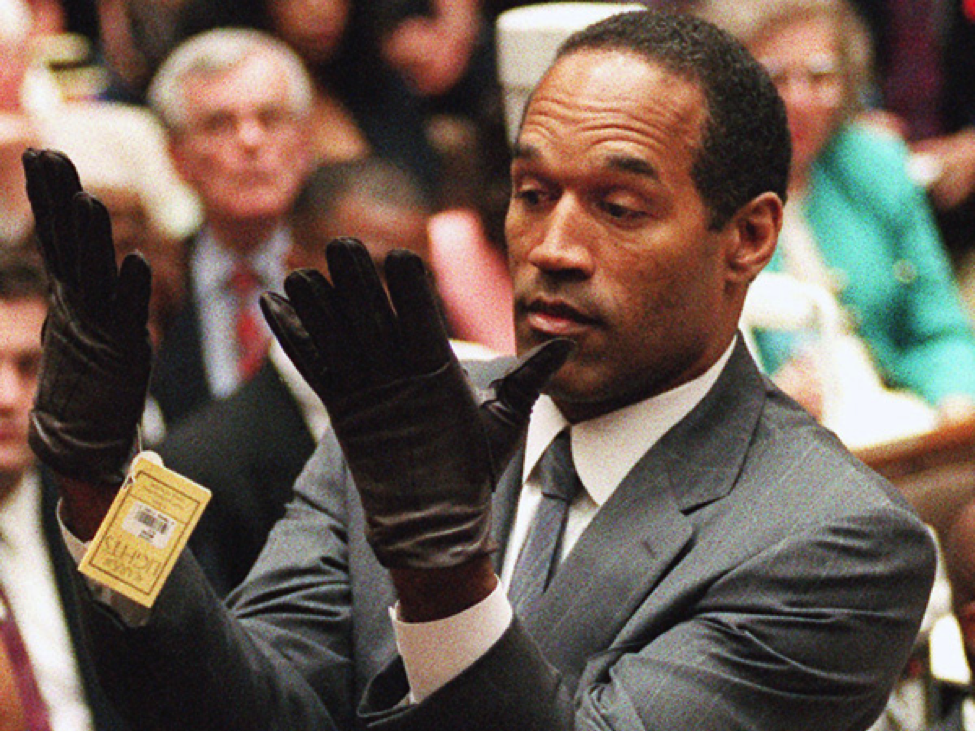 The infamous "bloody glove" belonged to a pair Nicole Brown Simpson bought for O.J. at Bloomingdale's in December of 1990. Only 200 pairs of these gloves were sold in the country.