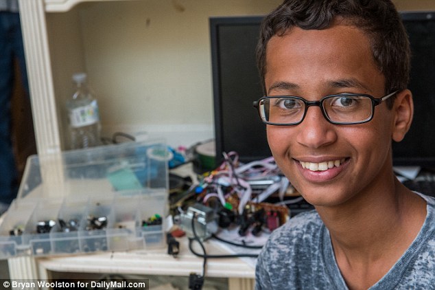 Ahmed Mohamed is the 14-yr.-old Texas student who, after deciding to create a clock for a class, had police called on him by staff and was immediately arrested for "trying to make a bomb"...