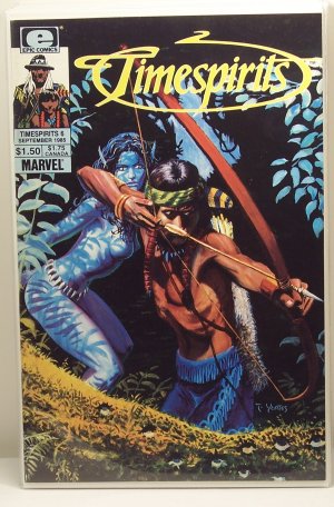"Timespirits" was created by Steven Perry in the 80's. It was a very obscure Marvel comic that didn't run so long. It also appears to be the basis of which "Avatar" was completely and utterly ripped off.