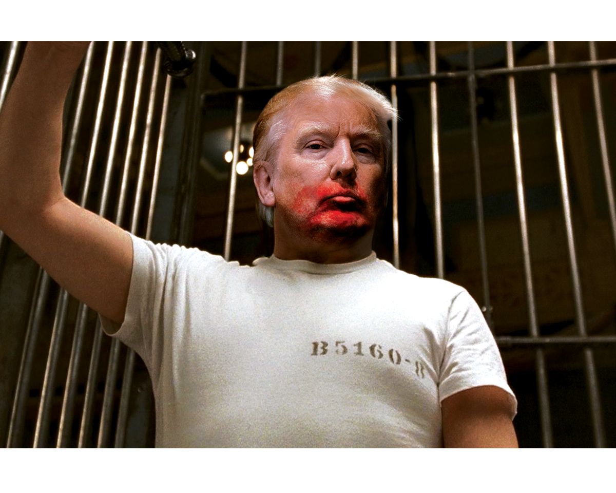 Trump meme of him as Hannibal in Silence of the Lambs