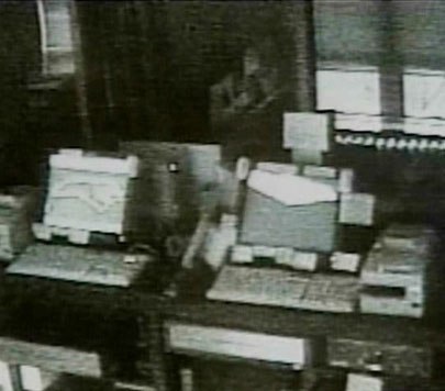 Security footage from NC's Lincoln County Courthouse shows a ghostly employee taking notes.