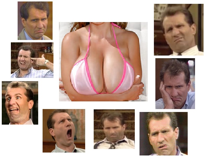 The "Al Bundy/Married...with Children" starter pack.