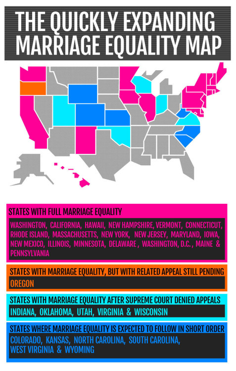 graphic design - The Quickly Expanding Marriage Equality Map States With Full Marriage Equality Washington, California, Hawaii, New Hampshire, Vermont, Connecticut, Rhode Island, Massachusetts, New York, New Jersey, Maryland, Iowa, New Mexico, Illinois, M