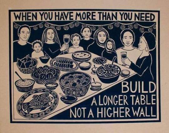 build a longer table not a higher wall - When You Have More Than You Need Nitt Build Alonger Table Nota Higher Wall