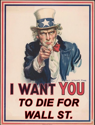uncle sam - I Want You To Die For Wall St.