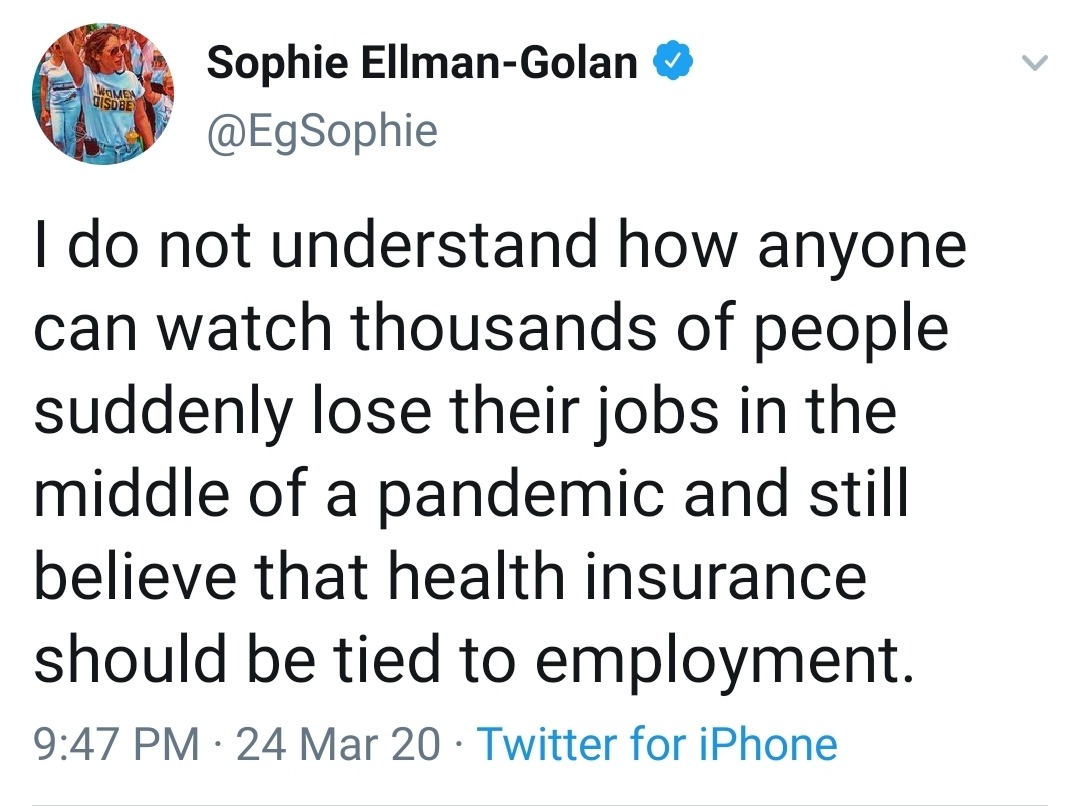 school drop off line meme - Sophie EllmanGolan I do not understand how anyone can watch thousands of people suddenly lose their jobs in the middle of a pandemic and still believe that health insurance should be tied to employment. 24 Mar 20 Twitter for iP